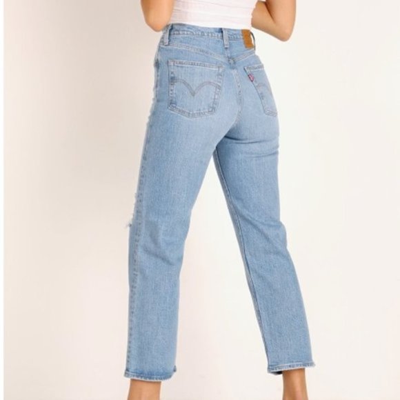 Levi's Jeans Ribcage Straight Ankle Tango Fade - Size 26 - Picture 2 of 16